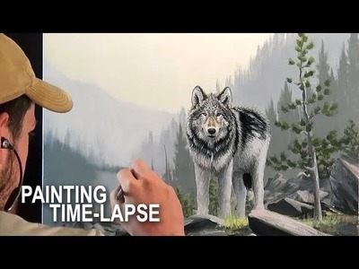 PAINTING TIME-LAPSE | Acrylic.oil on canvas