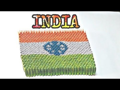 Paper Indian FLAG - Origami craft