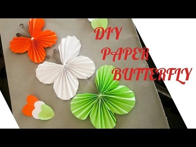Republic Day Craft Ideas l Diy Tricolour Butterfly