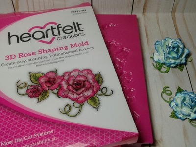 Review And Demo Of Heartfelt Creations 3D Rose Shaping Mold