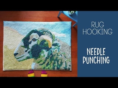 Rug Hooking and Needle Punching with Yarn
