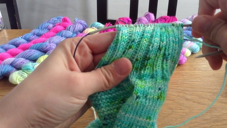 Sheena's Stretchy sock bind off (without flare)
