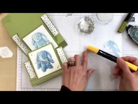 Stamp Your Art Out with Rachel: Center Step Fun Fold Card