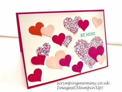 Sweet n' Sassy Valentines card Stampin' Up! products