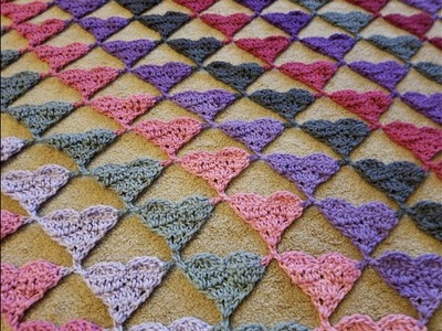 The Linked Hearts Shawl Crochet Tutorial!