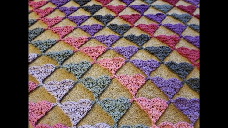 The Linked Hearts Shawl Crochet Tutorial!