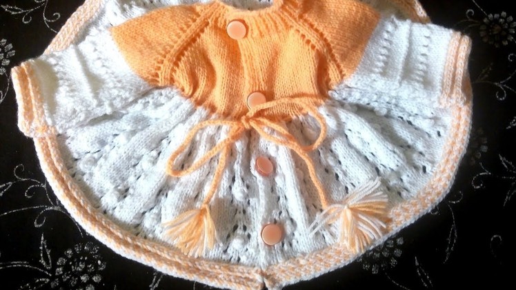 छोटे बच्चो का फ्रॉक घर पर ही बुने | Cute Little baby frock knitting in hindi | Anju Sakhi Sewing