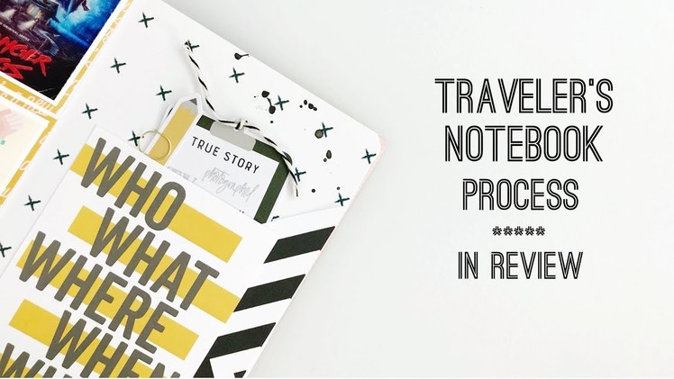 Traveler's Notebook Process | Feed Your Craft DT In Review Kit