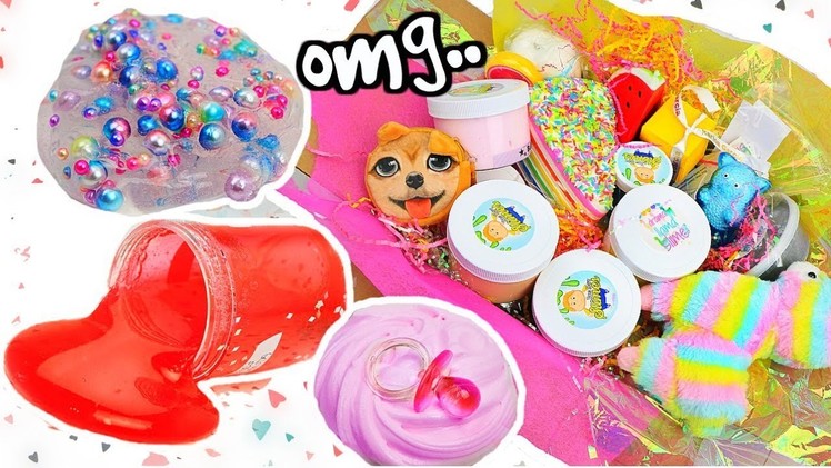 UNKNOWN SLIME SHOPS REVIEW! 100% Honest Review! Cutest Slime Package EVER