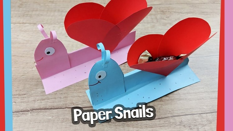 Valentine's day craft inspiration for kids - Lovely snail