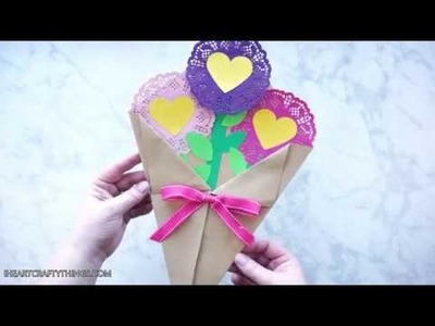 Valentine's Day Paper Flowers Craft