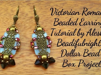 Victorian Romance Beaded Earrings Tutorial