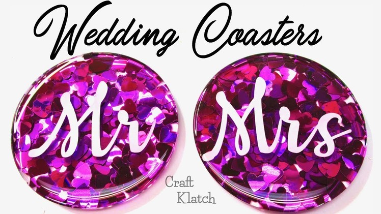 Wedding Confetti Coasters DIY | Another Coaster Friday | Craft Klatch