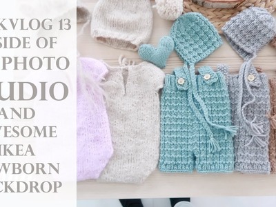 Weekvlog 13 -  Showing My Photo Studio (Newborn.Cake Smash) and perfect Ikea blanket backdrop