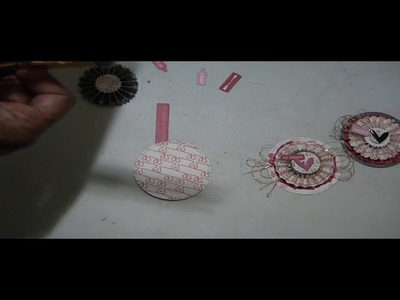 XOXO ~ Cupcake Liner Medallions Tutorial