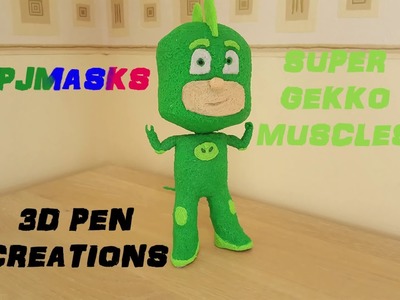 3D Pen | Making Gekko Muscles | Pjmasks | Tutorial | 3D Printing Pen Creations