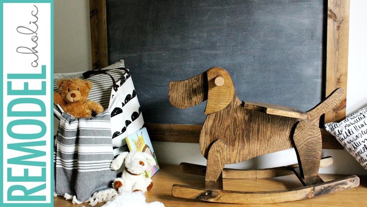 A New Twist on a Childhood Favorite! DIY Handmade Rocking Toy Dog