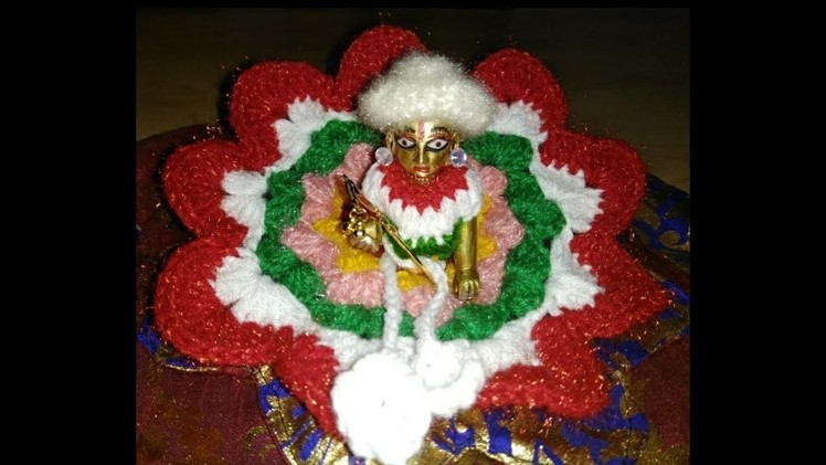Beautiful colorful crochet dress size 2 number laddu gopal Ji