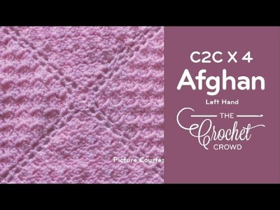 Crochet C2C x 4 Square Afghan