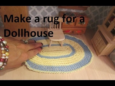 Crochet Dollhouse Rug DIY