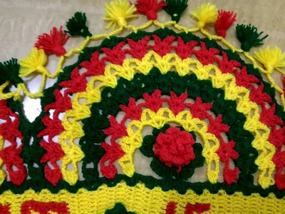 Crochet door hanging#wel come toran#in marathi#तोरण प्रकार 8 # भाग 2