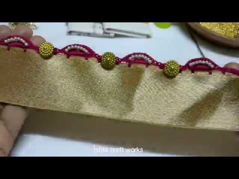 Crochet easy single arch saree tassel.kuchu pattern for beginners