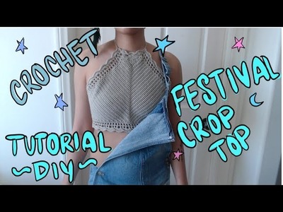Crochet festival crop top | Tutorial DIY