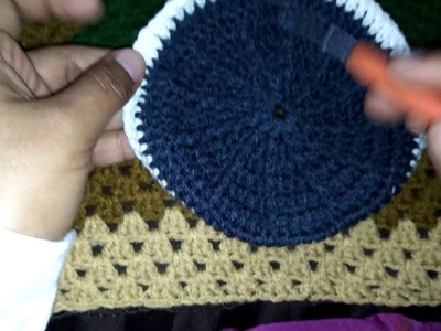 Crochet Kopiah kait tulang 12 bernama part 2 by Wan KKDM