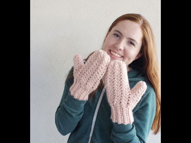 Crochet Sprig Stitch Mittens Part 5: Making the thumb and finishing up