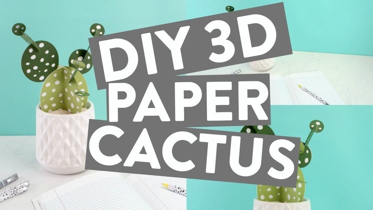 DIY 3D Cactus With Your Cricut Maker