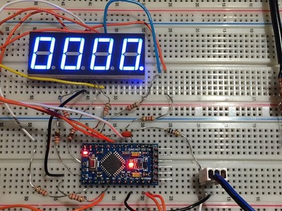 DIY Arduino Tachometer with 7-Segment Display, RS232 to TTL converter
