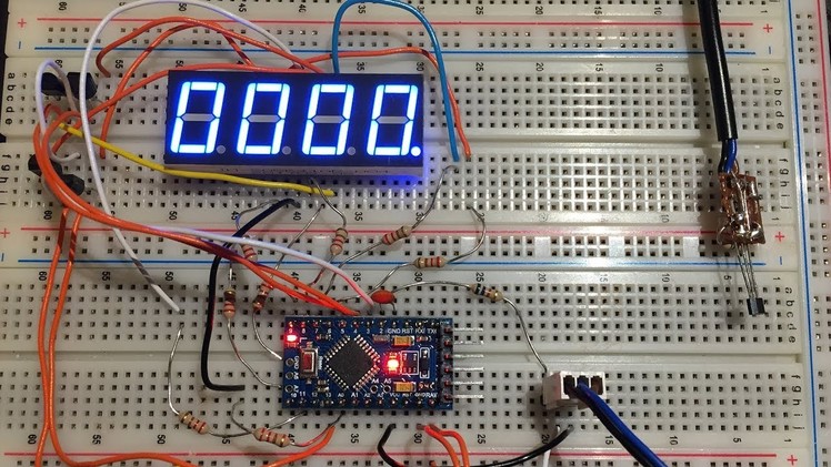 DIY Arduino Tachometer with 7-Segment Display, RS232 to TTL converter