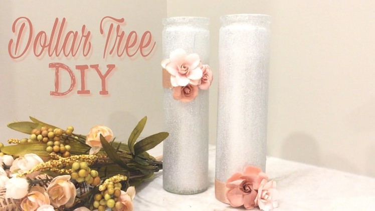 DIY Candle Centrepieces | How to make your own candle centerpieces for a wedding | Dollar Tree DIY