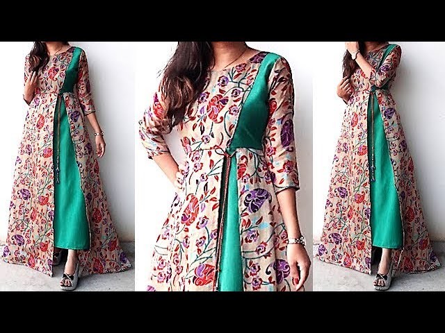 two layer kurti design