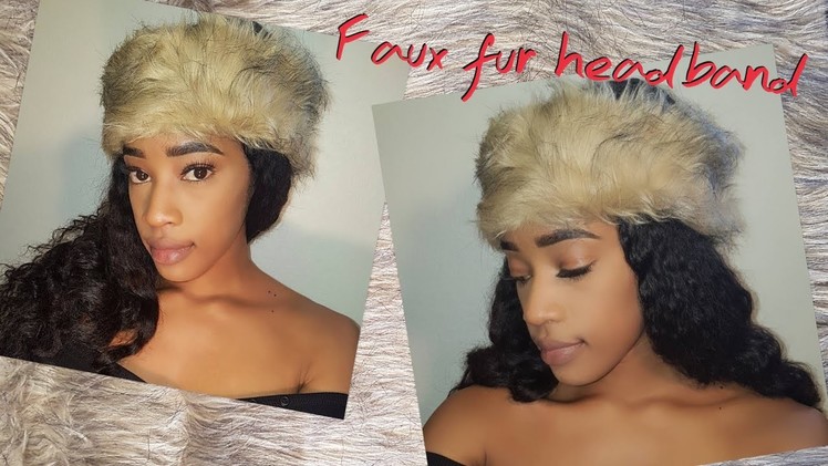 DIY Faux fur headband