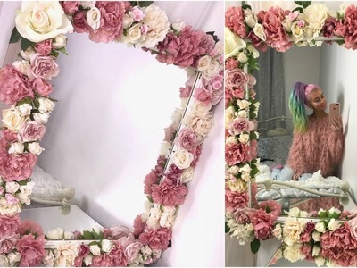 DIY Floral Mirror Tutorial
