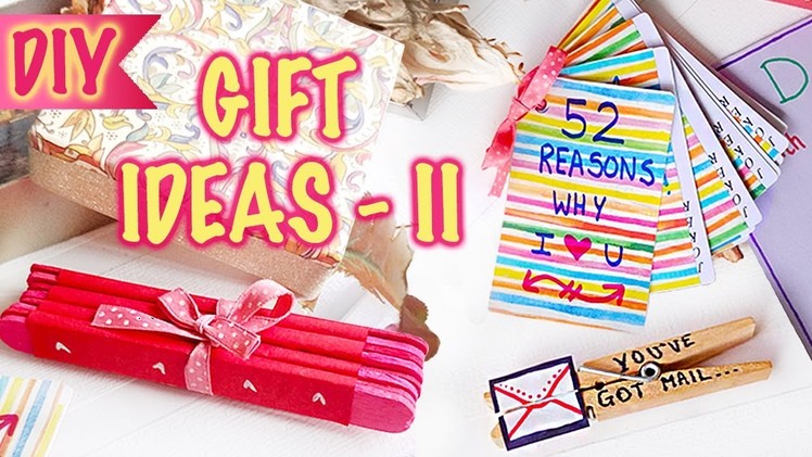 DIY Gift Ideas for Him.Her - II | 52 Reasons | Photo Card | Clothespin Message | Kreena Desai