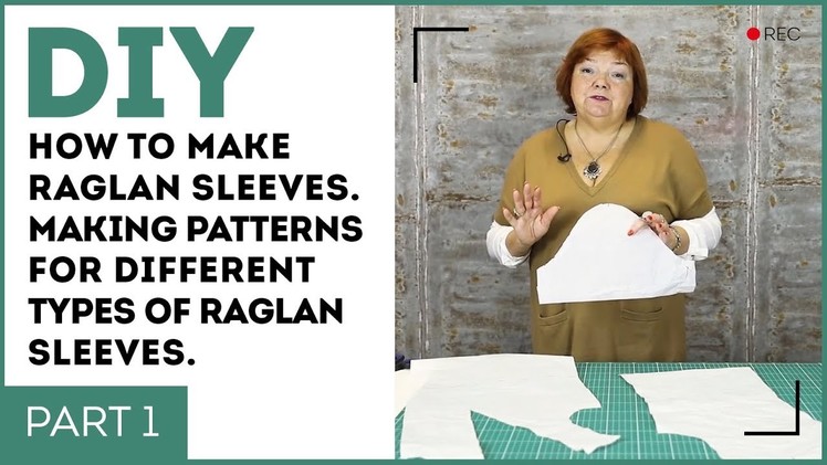 DIY: How to make raglan sleeves. Making patterns for different types of raglan sleeves. Part 1.