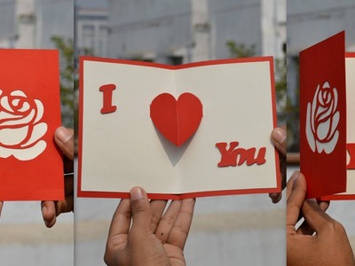DIY - I Love You Pop up Card | Valentine Card