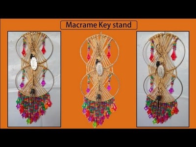 DIY Macrame Key Stand | simple & easy tutorial????????