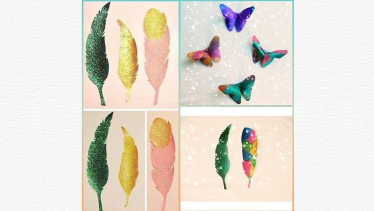 DIY Magical Butterflies | Feather Bookmarks ☺️????????