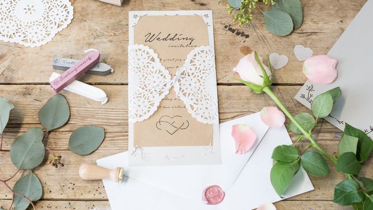 DIY : Make your own wedding invitations by Søstrene Grene