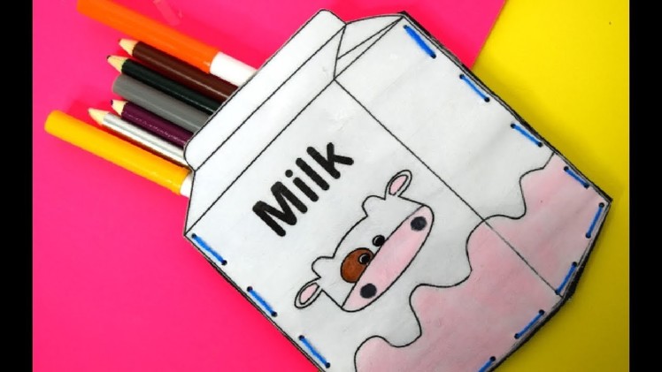 {DIY} Milk ???? Cookie Pencil Pouches ???? Duct Tape