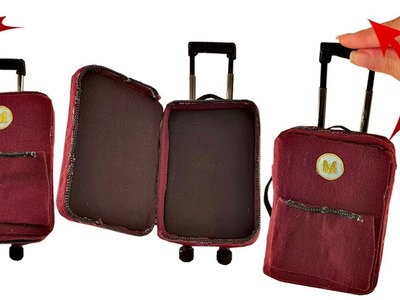 DIY Miniature ✫ Suitcase ✫ Tutorial | Crafts