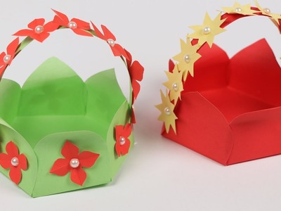 DIY Paper Basket: How to Make Easy paper basket (Handmade)