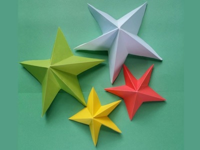DIY: Paper Crafts Ideas!!! How to Make Easy & Simple Origami  Paper Star !!!