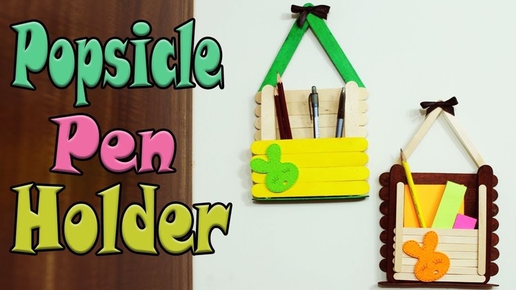 Diy Popsicle Stick Pencil Holder |Pen Stand Easy DIY | Simple crafts
