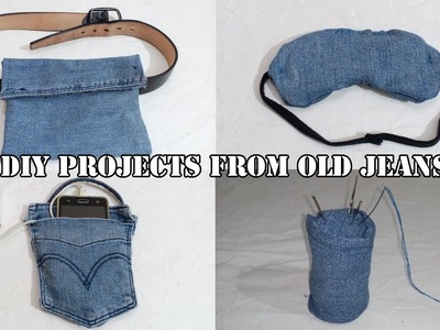 DIY sewing projects from old denim jeans