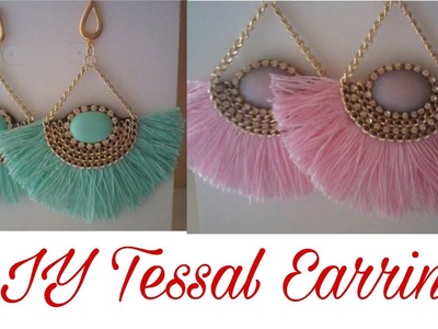 DIY tassel Earrings || Handmade Silk thread Tassel Earrings || How to Make Tassels Earrings at Home