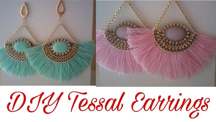 DIY tassel Earrings || Handmade Silk thread Tassel Earrings || How to Make Tassels Earrings at Home